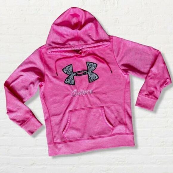 Under Armour Hoodie Bright Pink Dance Hoodie Women's Size Medium - Picture 3 of 7